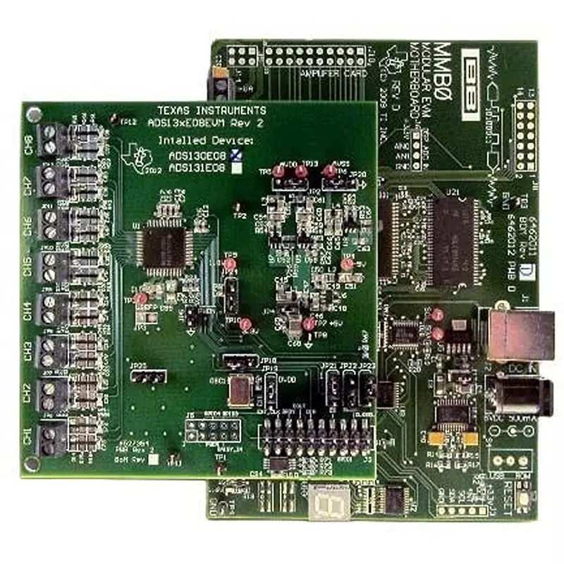 TEXAS INSTRUMENTS ADCs Evaluation Module 5.5 to 6.5 V, ADS131E08V2EVM-PDK