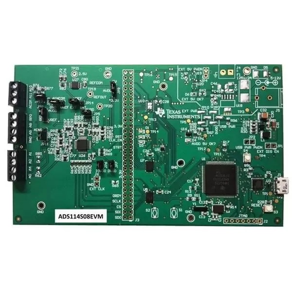 TEXAS INSTRUMENTS ADC Evaluation Module 3.3 & 5 V, ADS114S08EVM