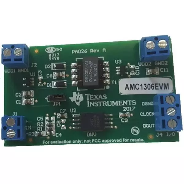 TEXAS INSTRUMENTS Data Acquisitions Evaluation Module 3 to 5.5 V, AMC1306EVM