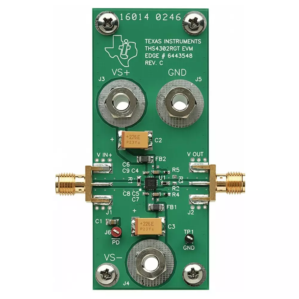 TEXAS INSTRUMENTS Evaluation Module Video Amplifiers 3 to 5 V, THS4302EVM