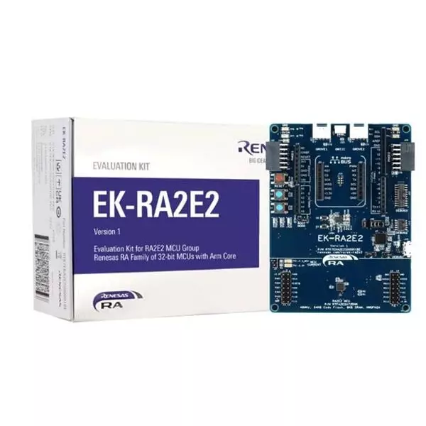RENESAS RA2E2 Series Evaluation Kit, RTK7EKA2E2S00001BE