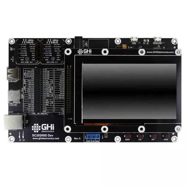 GHI Electronics Development Board ARM Cortex M7, SCD-20260D-C