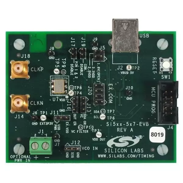 SKYWORKS SOLUTIONS VCXO / XO Evaluation Board 100 kHz to 1.4 GHz, SI5XX-PROG-EVB
