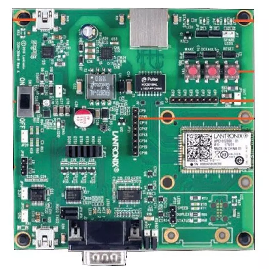 LANTRONIX Evaluation Kit 5 V Operating Supply Voltage, XPC100200K-02
