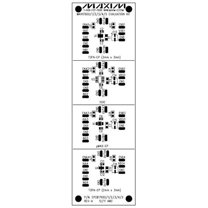 ANALOG DEVICES Evaluation Kit 4 to 14 V Input Voltage, MAX17601EVKIT#