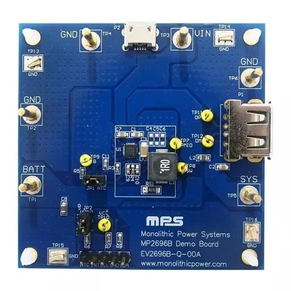 MPS Evaluation Board 4 to 11 V Input Voltage, EV2696B-Q-00A