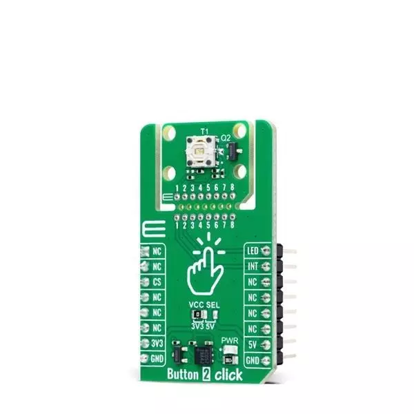 MIKROELEKTRONIKA Button 2 Click 3.3 V, 5 V Operating Supply Voltage, MIKROE-6275