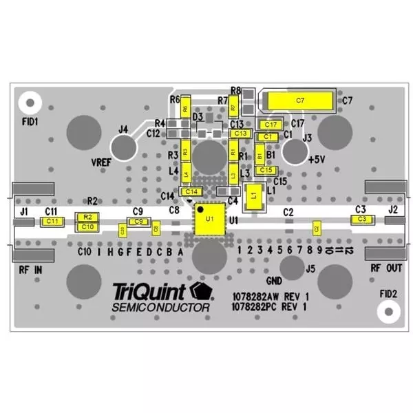 Qorvo RF Amplifier Evaluation Board 2.11 GHz to 2.17 GHz Frequency, TQP7M9104-PCB2140
