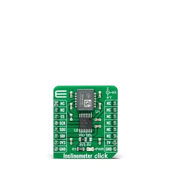 MIKROELEKTRONIKA Motion Sensor Add-On Board 3.3 to 5 V Operating Supply Voltage, MIKROE-4753