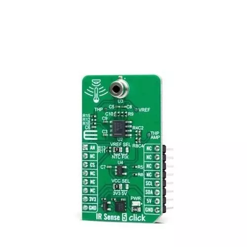 MIKROELEKTRONIKA Thermopile IR Sensor Add-On Board 3.3 V, 5 V Operating Supply Voltage, MIKROE-6093
