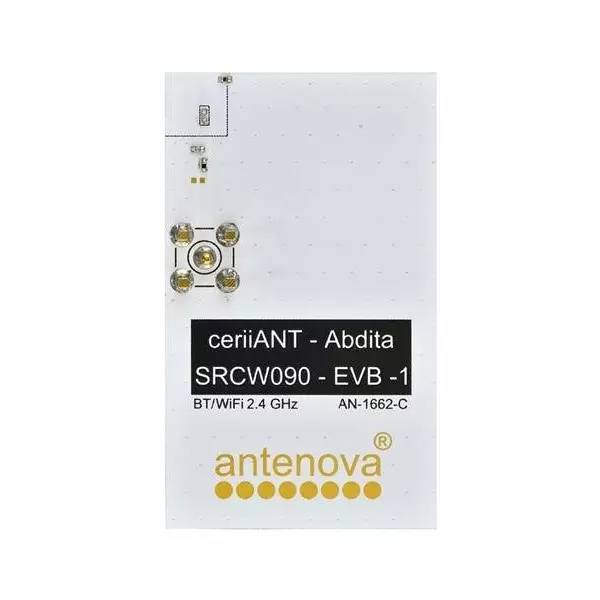 Antenova Evaluation Board for Evaluation Of SRCW090, SRCW090-EVB-1