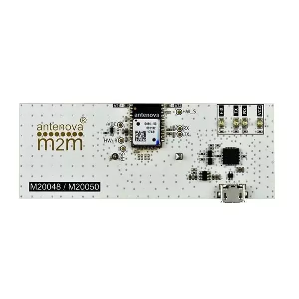 Antenova Evaluation Board 3.3 V Operating Supply Voltage, M20050-EVB-1