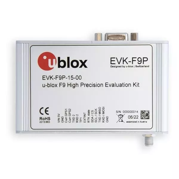 u-blox Evaluation Kit for Evaluation Of NEO-F9P-1xB, ZED-F9P-1xB, EVK-F9P-16