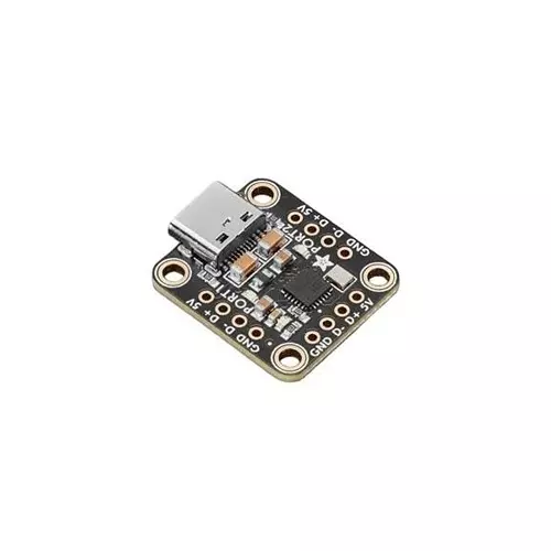 ADAFRUIT Mini USB 2.1 Breakout Board for Evaluation Of CH334F, 5999