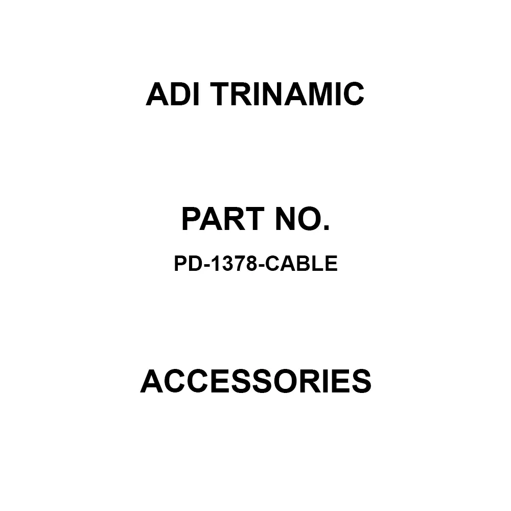 ADI Trinamic PD-1378 Series Accessories Motor/Motion Controller & Driver for PD-1378, PD-1378-CABLE