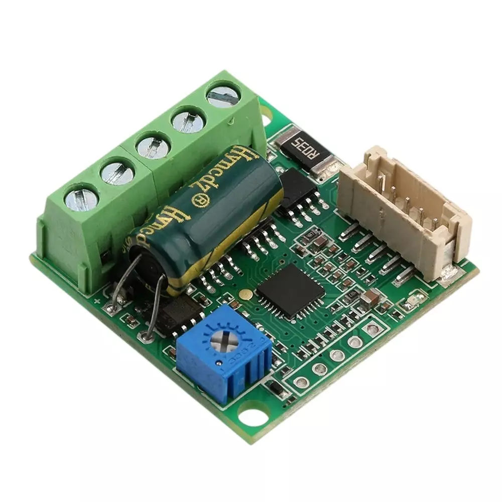 amiciSmart Brushless Motor Driver Board 6–20 VDC 60 W , 3A BLDC Speed Controller for 3-Phase Hallless Motors