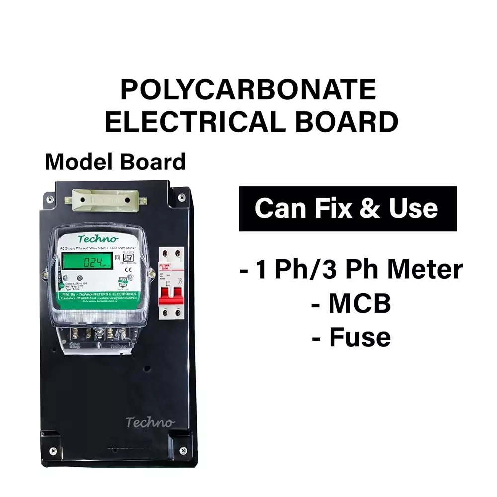 techno-meters-polycarbonate-electrical-board-black-color-200-mm-length-for-energy-meters-mcb-fuse-installation-tmcb_peb