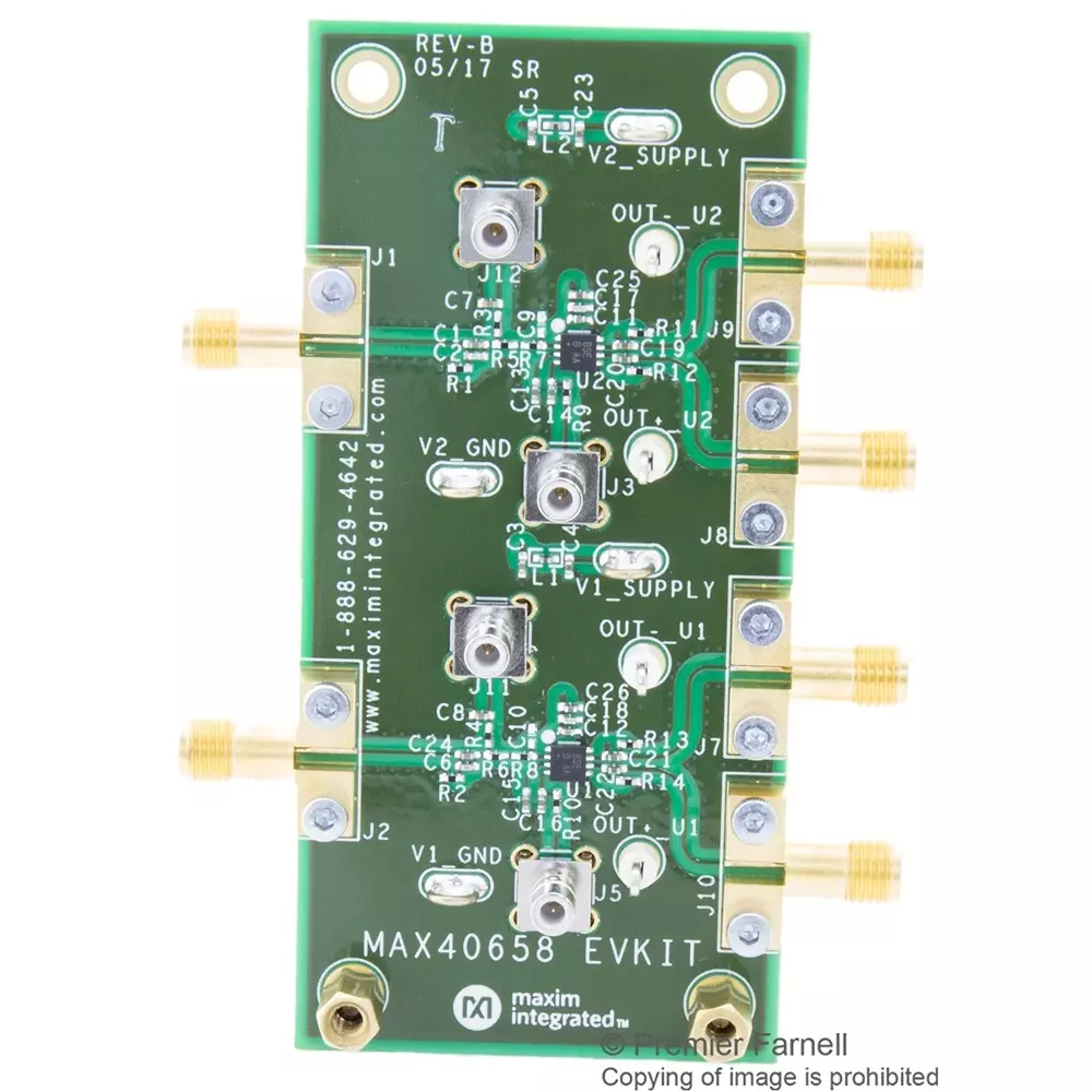 ANALOG DEVICES Signal Conditioning Development Kits EVAL BOARD, TRANSIMPEDANCE AMPLIFIER, MAX40658EVKIT#