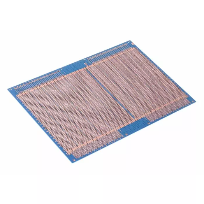 Vero Technologies 10-2846 Double-Sided Stripboard Epoxy Glass 233.4x160x1.6 mm DIN 41612 FR4, 345795