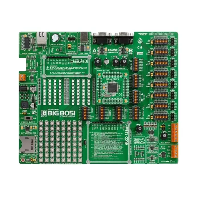 BRAND REX BIG8051 USB Microcontroller Board, MIKROE-598