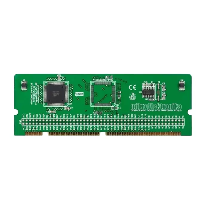BRAND REX BIGAVR6 MCU Card With ATMEGA128 Microcontroller MCU Card, MIKROE-457