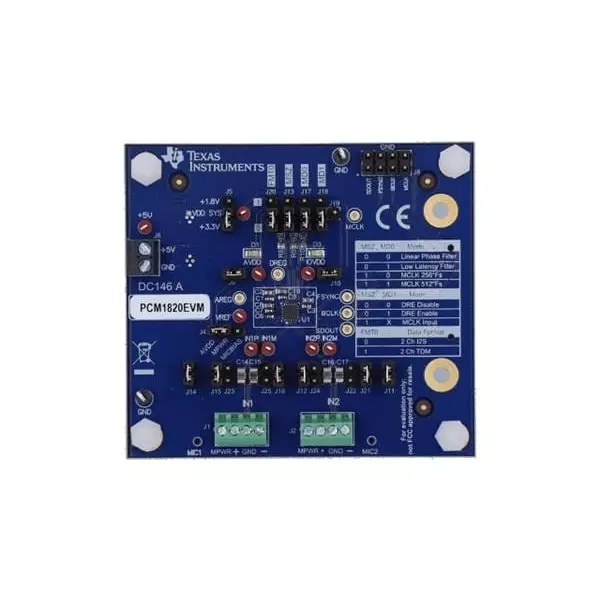 TEXAS INSTRUMENTS ADC Evaluation Module 5 V, PCM1820EVM