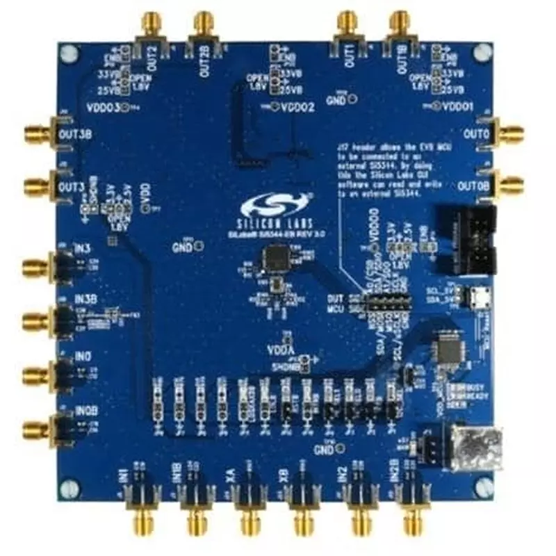 SKYWORKS SOLUTIONS Clock Jitter Evaluation Board, SI5344-D-EVB