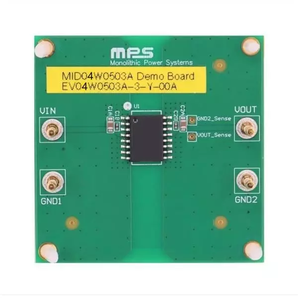 MPS Evaluation Board 4.5 to 5.5 V Input Voltage, EV04W0503A-3-Y-00A