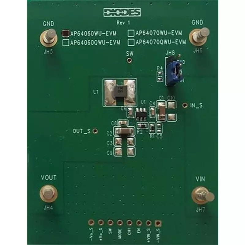 DIODES INC Evaluation Board 4.5 to 40 V Input Voltage, AP64060WU-EVM