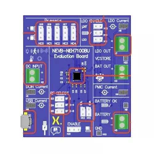 NEXPERIA NEH71xx Series Evaluation Board, NEVB-NEH7100BUUL