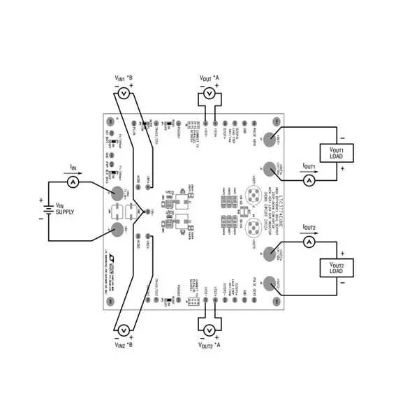 ANALOG DEVICES Voltage Regulator Demonstration Board 7 to 14 V Input Voltage 1.2 V, 1.5 V Output Voltage DC2002A