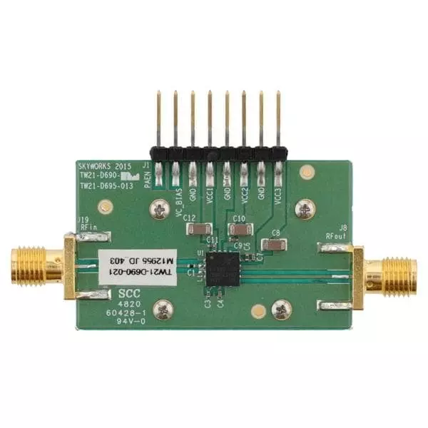 SKYWORKS SOLUTIONS RF Amplifier Evaluation Kit 3.6 GHz to 3.8 GHz Frequency, SKY66320-11EK1