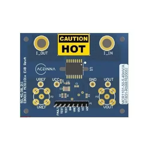 ACEINNA Isolated Current Sensor Evaluation Board 3.3 V Operating Supply Voltage, EVB MCA1101-5-3