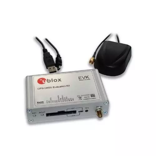u-blox Evaluation Kit 3.3 to 12 V Operating Supply Voltage, EVK-M8T-0