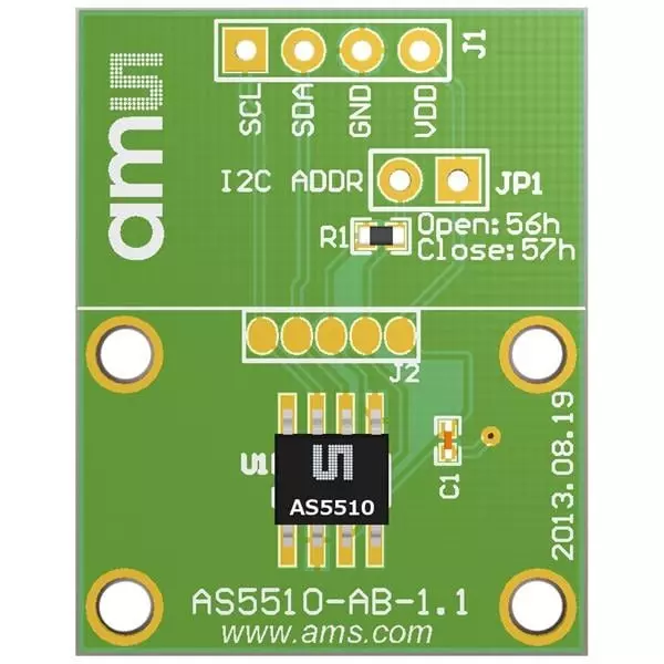 AMS OSRAM GROUP Magnetic Position Sensor Adapter Board 3 V Operating Supply Voltage, AS5510 SOIC8 Adapterboard