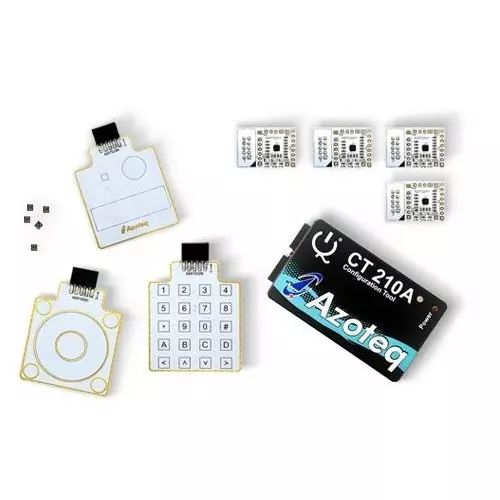 Azoteq Stamp Board Evaluation Kit, IQS7222_EV02C-S