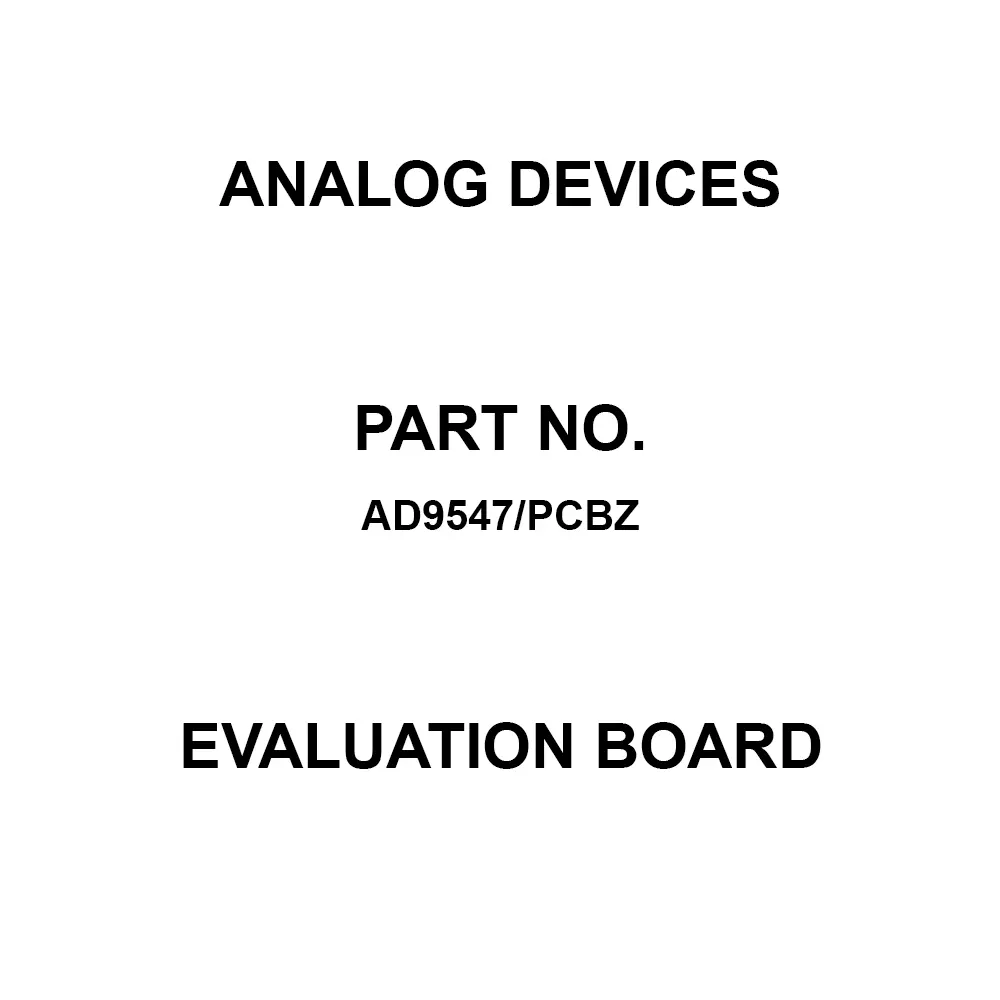ANALOG DEVICES Clock Generator Evaluation Board 500 MHz to 1 GHz, 450 MHz Frequency, AD9547/PCBZ