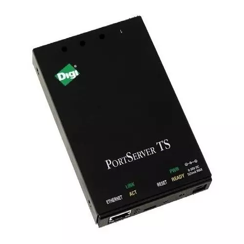 DIGI INTERNATIONAL Serial Device Server Ethernet, RS-232 Interface, 70002043