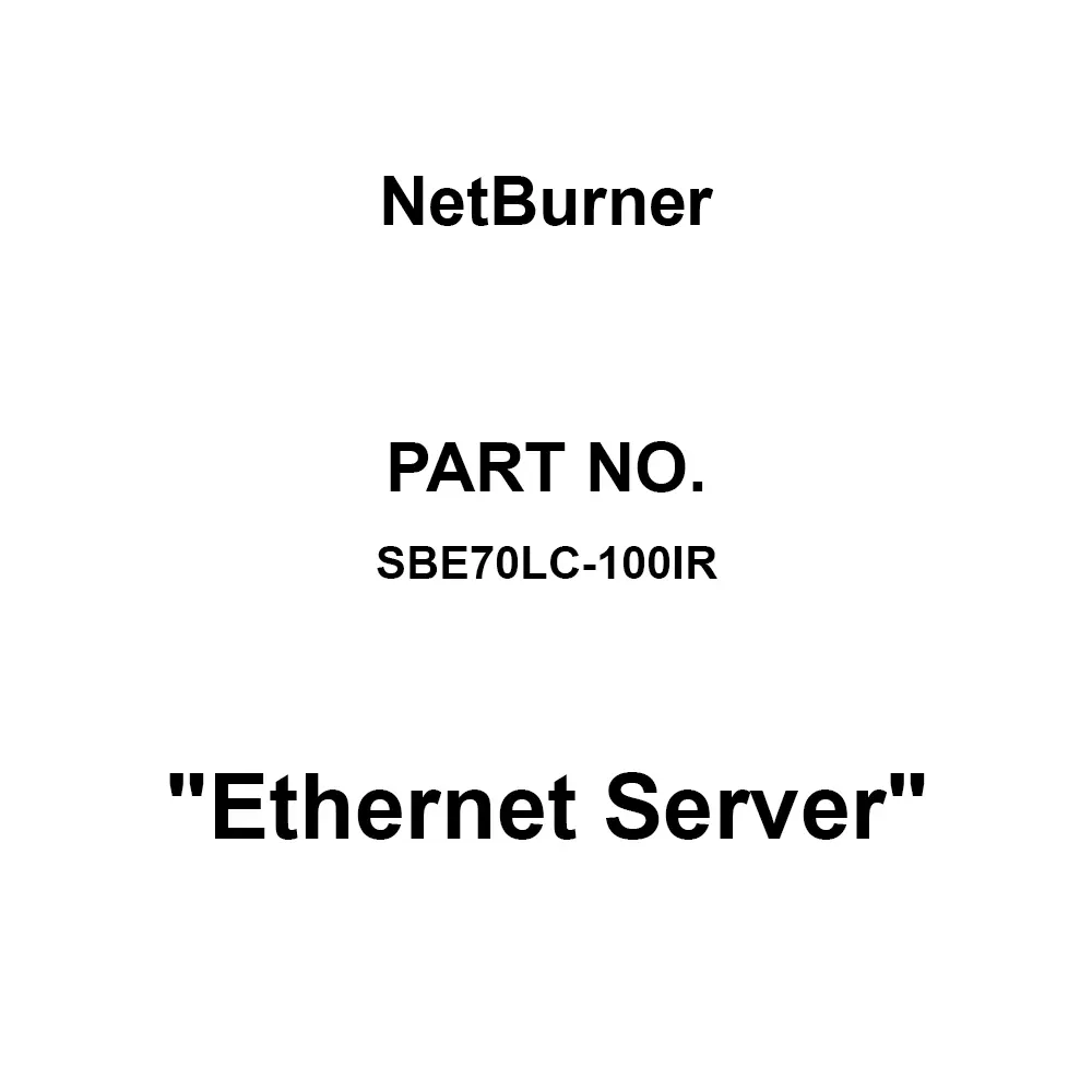 NetBurner 2-Port Serial to Ethernet Server GPIO, I2C, RJ-45, SPI, UART Interface, SBE70LC-100IR