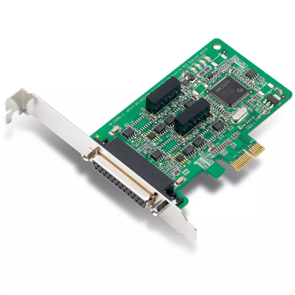 MOXA Industrial Board 50 bps to 921.6 Kbps Baud Rate, CP-132EL-I-DB9M
