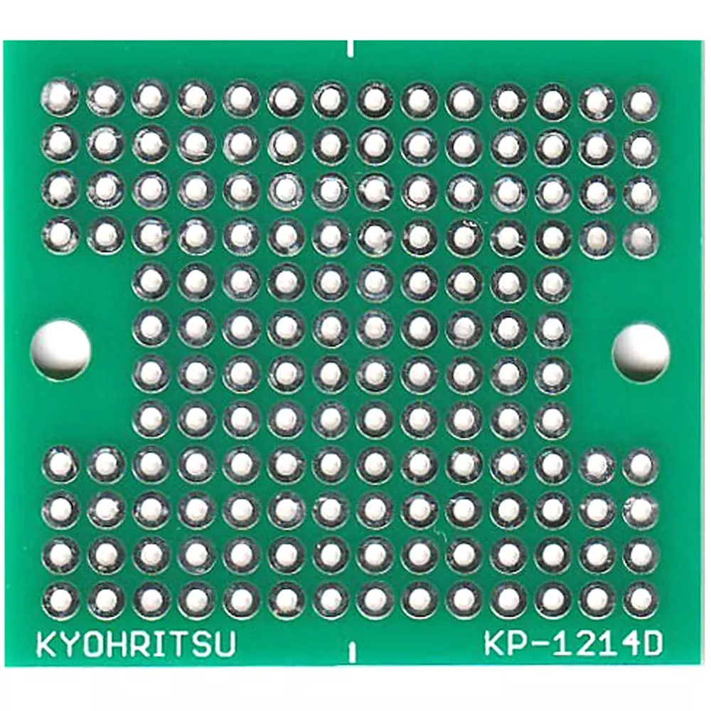 KYOHRITSU PRODUCTS Universal Board 1 sheet Set Contents 2.54 mm Teeth Spacing, KP-1214D-1