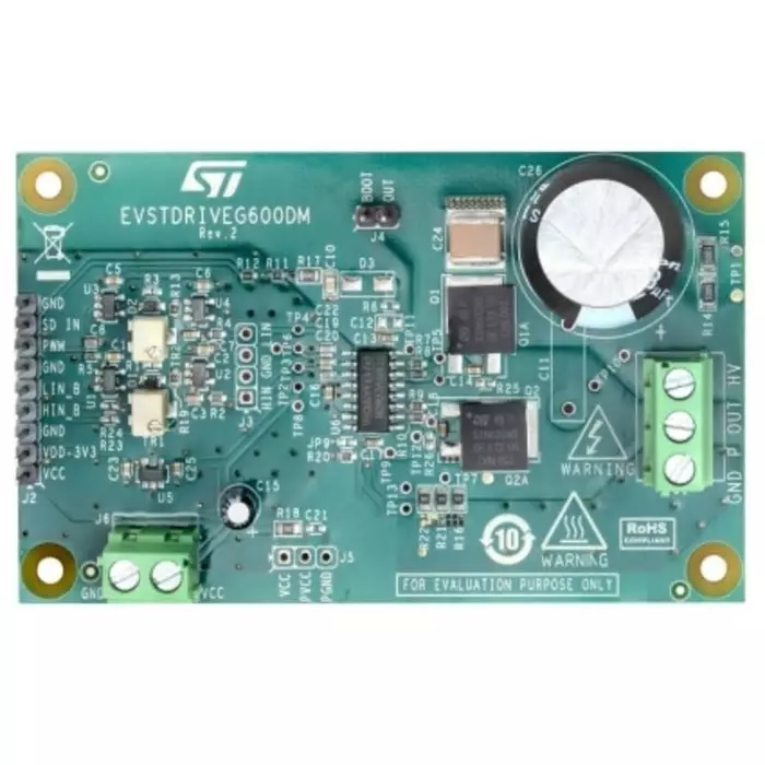 STMicroelectronics Demonstration Board for STDRIVEG600, EVSTDRIVEG600DM
