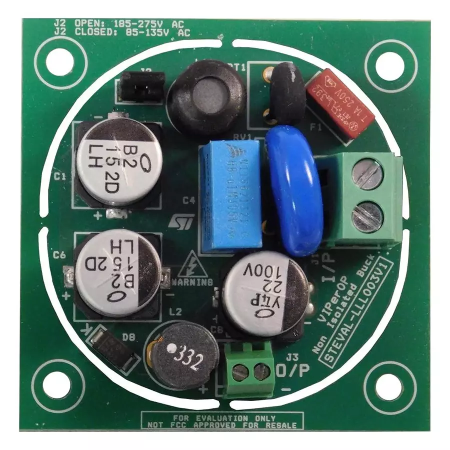Stmicroelectronics Evaluation Board, Led Driver, 135Vac, Steval-Lll003V1