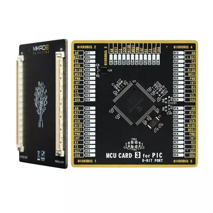 BRAND REX MCU CARD 3 For PIC PIC18F97J60 Microcontroller Development Board, MIKROE-4008