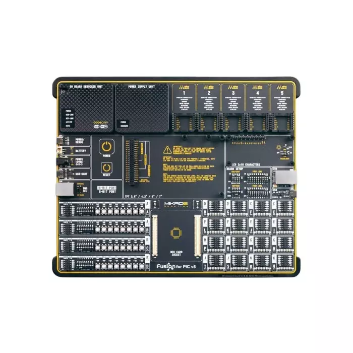 BRAND REX Fusion For PIC v8 With PIC18F97J94, MIKROE-4666