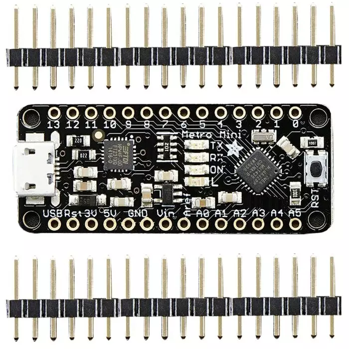 ADAFRUIT INDUSTRIES METRO Mini 328 MCU Development Board, 2590