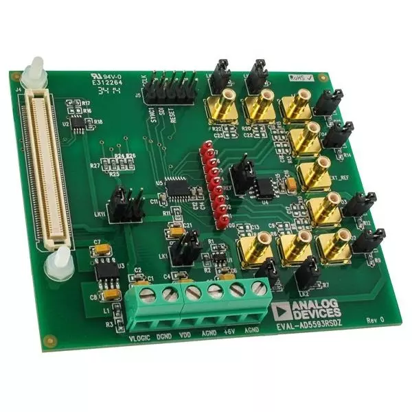 ANALOG DEVICES ADC and DAC Evaluation Board 2.7 to 5.5 V, EVAL-AD5593RSDZ