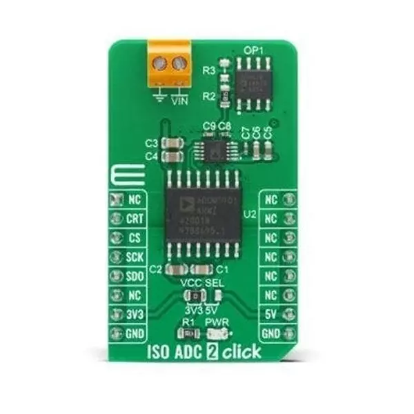 MIKROELEKTRONIKA ADC Add-On Board 7 V, MIKROE-4166