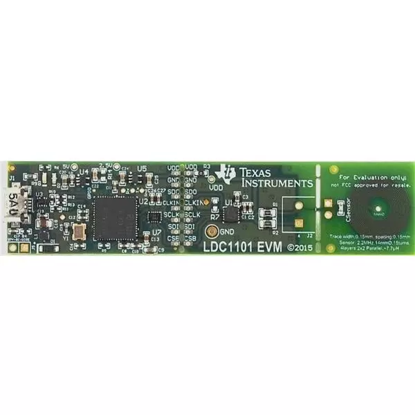 TEXAS INSTRUMENTS Inductance to Digital Evaluation Module 1.8 to 3.3 V, LDC1101EVM