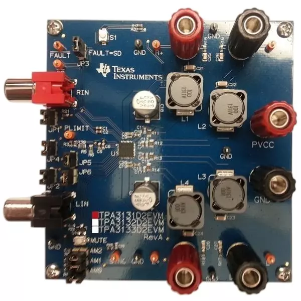 TEXAS INSTRUMENTS Audio Amplifier Evaluation Module 26 V, TPA3132D2EVM